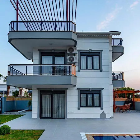 With Jacuzzi, Sauna, And Pool For 7 People In Serik, - Awz 167