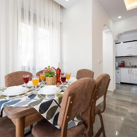 With Jacuzzi, Sauna, And Pool For 7 People In Serik, - Awz 167 *