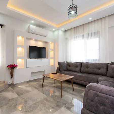 וילה With Jacuzzi, Sauna, And Pool For 7 People In Serik, - Awz 167