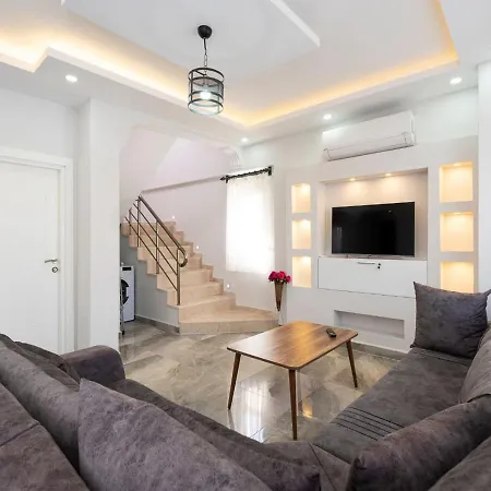 וילה With Jacuzzi, Sauna, And Pool For 7 People In Serik, - Awz 167 *
